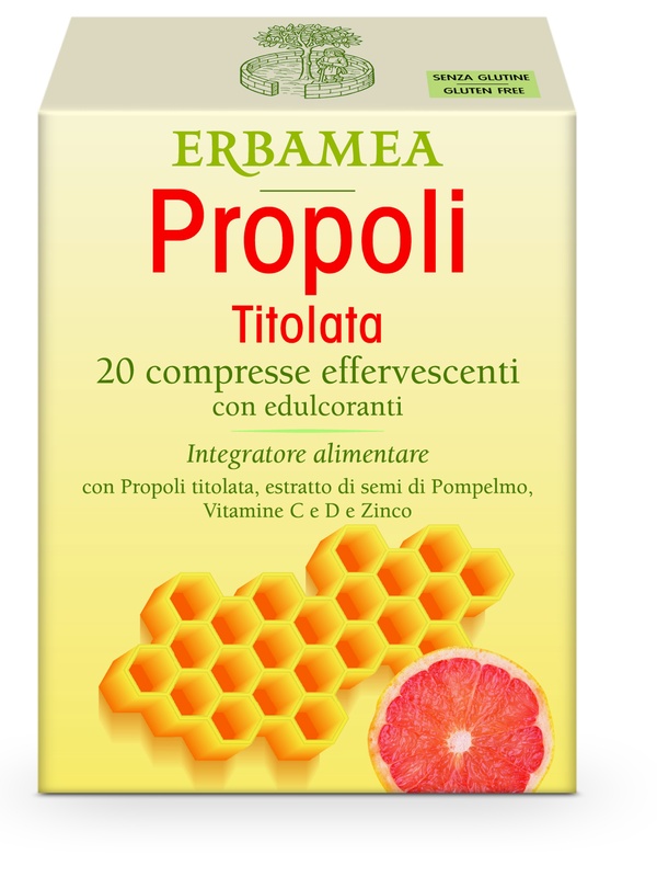 PROPOLI TITOLATA 20 COMPRESSE EFFERVESCENTI - Farmacia Dott. Pasquale Russo
