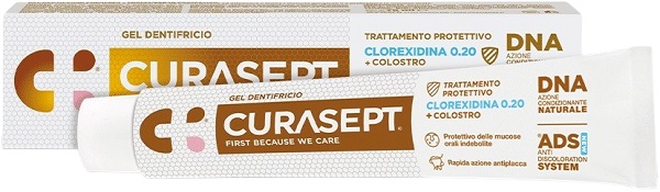 CURASEPT GEL DENTIFRICIO ADS DNA TRATTAMENTO PROTETTIVO 75 ML - Farmacia Dott. Pasquale Russo