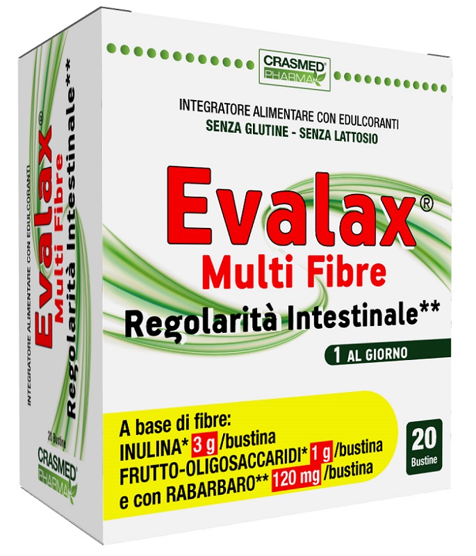EVALAX MULTI FIBRE REGOLARITA' INTESTINALE 20 BUSTINE - Farmacia Dott. Pasquale Russo