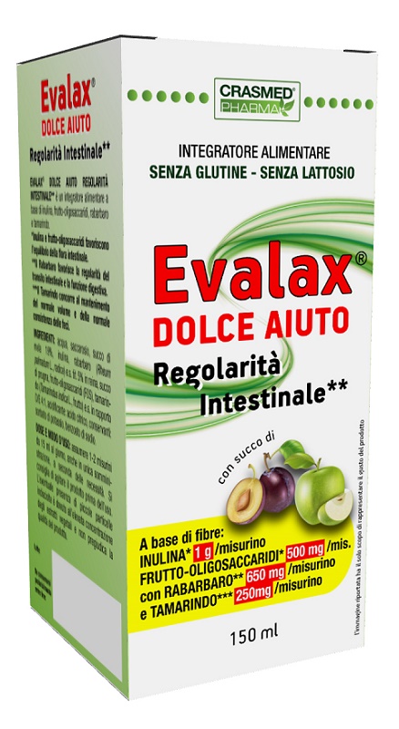 EVALAX DOLCE AIUTO REGOLARITA' INTESTINALE 150 ML - Farmacia Dott. Pasquale Russo