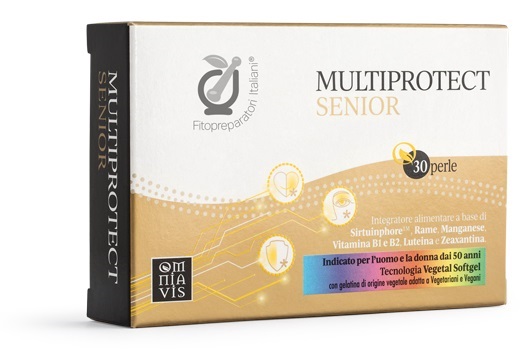 FITOPREPARATORI ITALIANI MULTIPROTECT SENIOR 30 COMPRESSE - Farmacia Dott. Pasquale Russo