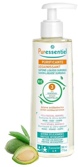 PURESSENTIEL SAPONE SURGRAS BIO 500 ML - Farmacia Dott. Pasquale Russo