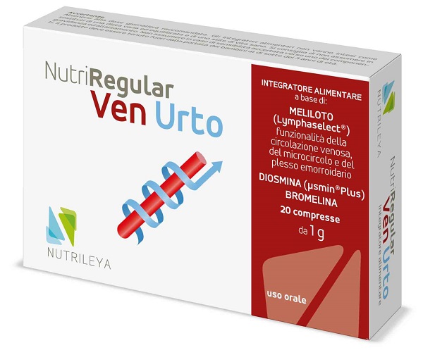 NUTRIREGULAR VEN URTO 20 COMPRESSE - Farmacia Dott. Pasquale Russo