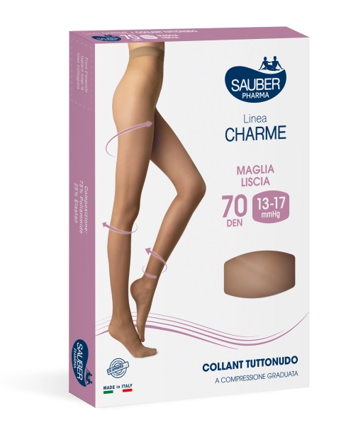 SAUBER CHARME COLLANT 70 DENARI TUTTONUDO ML NERO 2 - Farmacia Dott. Pasquale Russo