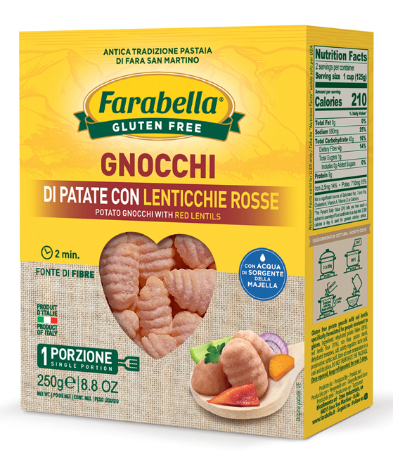 FARABELLA GNOCCHI PATATE E LENTICCHIE 250 G - Farmacia Dott. Pasquale Russo