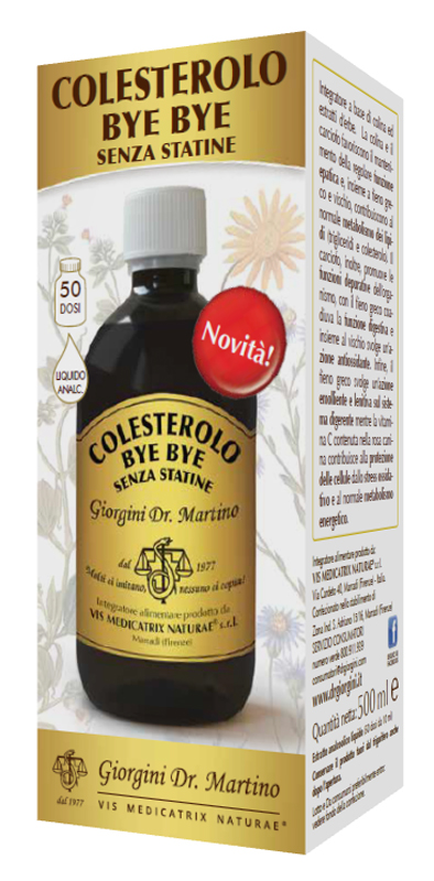 COLESTEROLO BYE BYE SENZA STATINE 500 ML - Farmacia Dott. Pasquale Russo