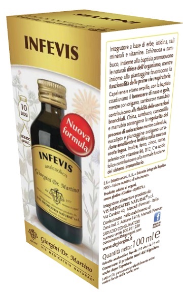 INFEVIS LIQUIDO ANALCOLICO 100 ML - Farmacia Dott. Pasquale Russo