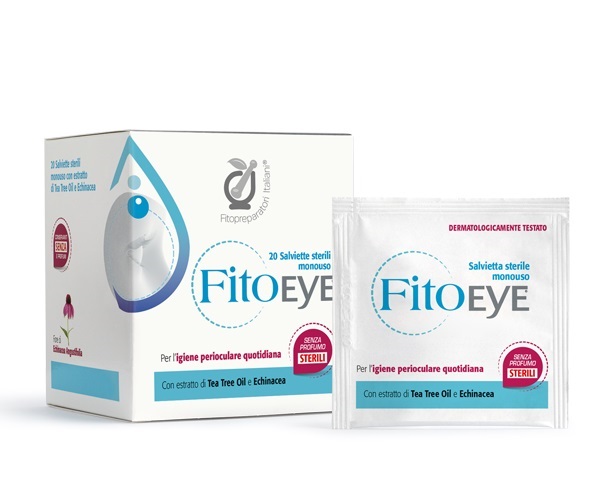 FITOPREPARATORI ITALIANI FITOEYE SALVIETTE STERILI 20 PEZZI - Farmacia Dott. Pasquale Russo