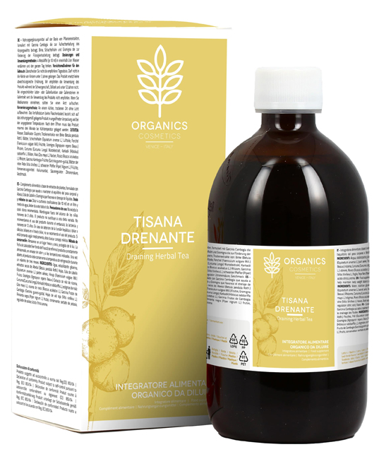 ORGANICS COSMETICS TISANA DRENANTE 500 ML - Farmacia Dott. Pasquale Russo