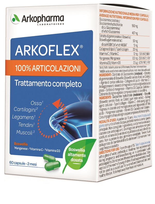 ARKOFLEX 100% ARTICOLAZIONI 60 CAPSULE - Farmacia Dott. Pasquale Russo