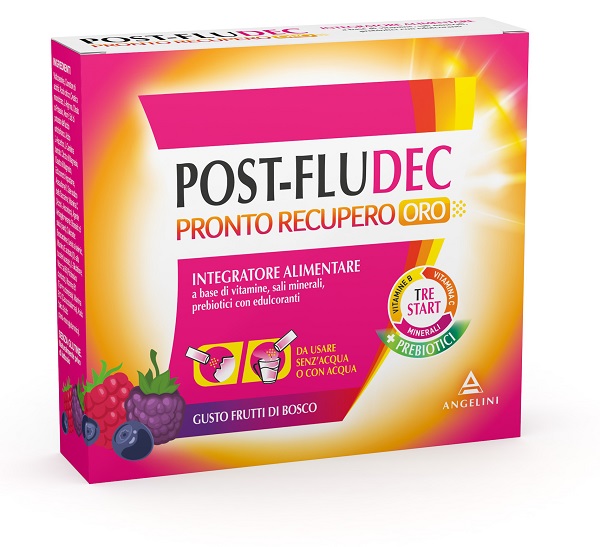 POSTFLUDEC FRUTTI DI BOSCO PRONTO RECUPERO ORO 12 BUSTINE - Farmacia Dott. Pasquale Russo