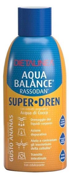 AQUA BALANCE RASSODAN SUPER DREN ANANAS 500 ML - Farmacia Dott. Pasquale Russo