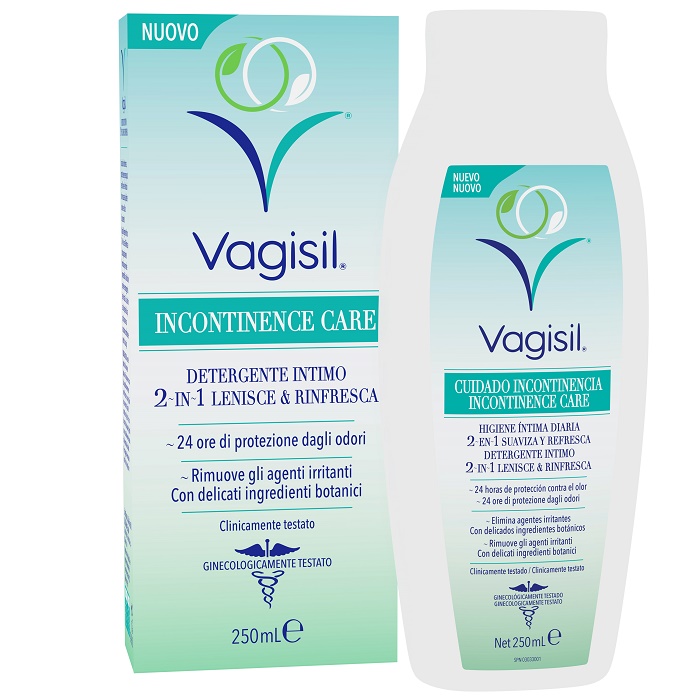 VAGISIL INCONTINENCE CARE DETERGENTE INTIMO 2IN1 LENISCE & RINFRESCA 250 ML - Farmacia Dott. Pasquale Russo