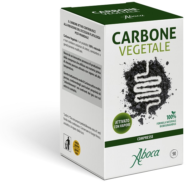 CARBONE VEGETALE 90 COMPRESSE - Farmacia Dott. Pasquale Russo