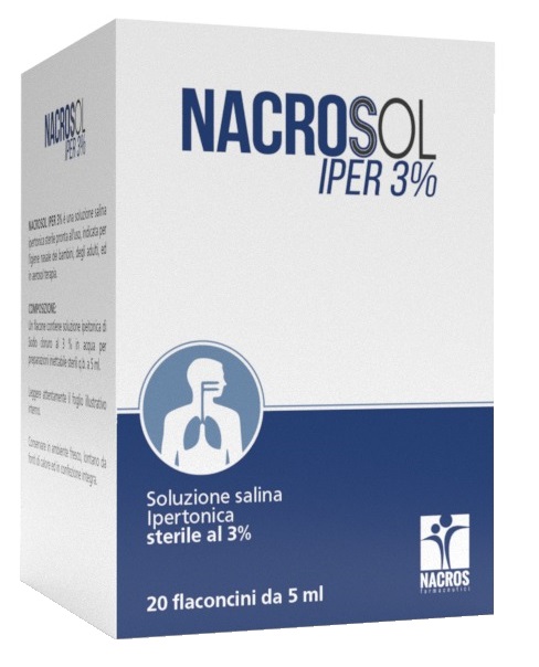 NACROSOL IPER 3% 20 FLACONCINI DA 5 ML - Farmacia Dott. Pasquale Russo