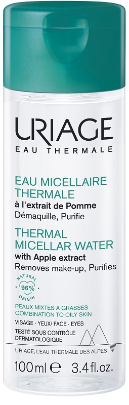 URIAGE EAU MICELLAIRE THERMALE PELLI MISTE GRASSE FLACONE 100 ML - Farmacia Dott. Pasquale Russo