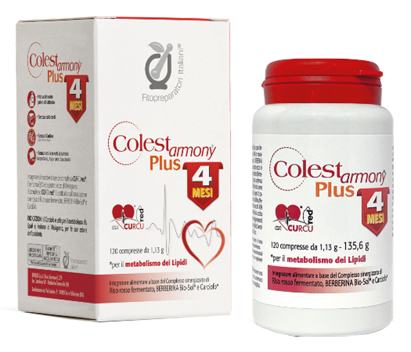 FITOPREPARATORI ITALIANI COLESTARMONY PLUS 120 COMPRESSE - Farmacia Dott. Pasquale Russo
