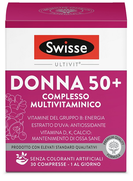SWISSE MULTIVITAMINICO DONNA 50+ 30 COMPRESSE - Farmacia Dott. Pasquale Russo