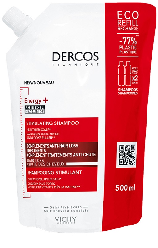 DERCOS ECO RICARICA ENERGIZZANTE 500 ML - Farmacia Dott. Pasquale Russo