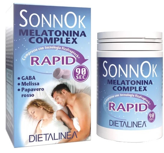 DIETALINEA SONNOK MELATONINA RAPID 60 COMPRESSE - Farmacia Dott. Pasquale Russo