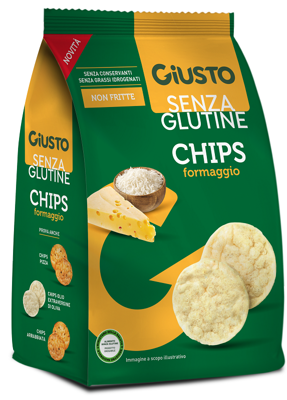 GIUSTO SENZA GLUTINE CHIPS FORMAGGIO 40 G - Farmacia Dott. Pasquale Russo