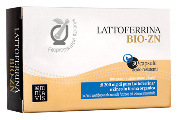 FITOPREPARATORI ITALIANI LATTOFERRINA BIO ZN 30 CAPSULE - Farmacia Dott. Pasquale Russo