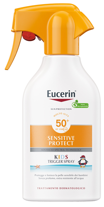 EUCERIN SUN KIDS SENSITIVE PROTECT SPF50+ TRIGGER SPRAY 250 ML - Farmacia Dott. Pasquale Russo