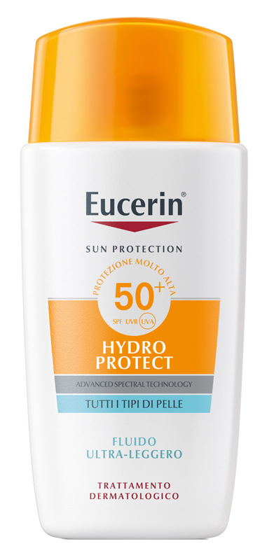 EUCERIN SUN FACE HYDRO PROTECT FLUIDO ULTRA LEGGERO SPF50+ 50 ML - Farmacia Dott. Pasquale Russo