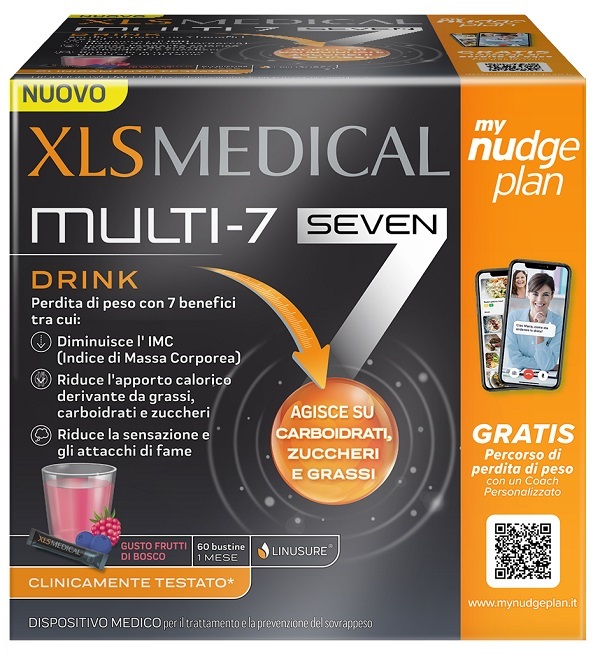 XLS MEDICAL MULTI7 DRINK 60 BUSTINE - Farmacia Dott. Pasquale Russo