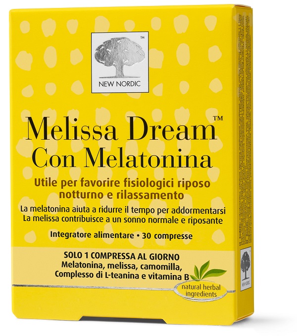 MELISSA DREAM CON MELATONINA 30 COMPRESSE - Farmacia Dott. Pasquale Russo