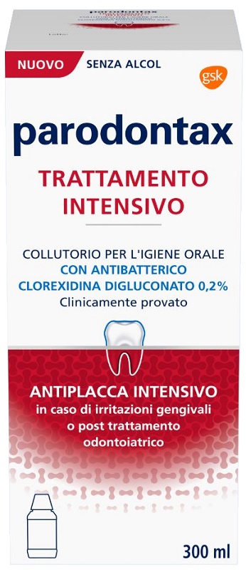PARODONTAX TRATTAMENTO INTENSIVO CLOREXIDINA 0,2% - Farmacia Dott. Pasquale Russo