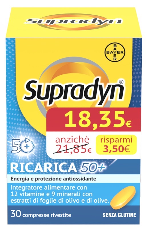 SUPRADYN RICARICA 50+ 30 COMPRESSE RIVESTITE PROMO - Farmacia Dott. Pasquale Russo