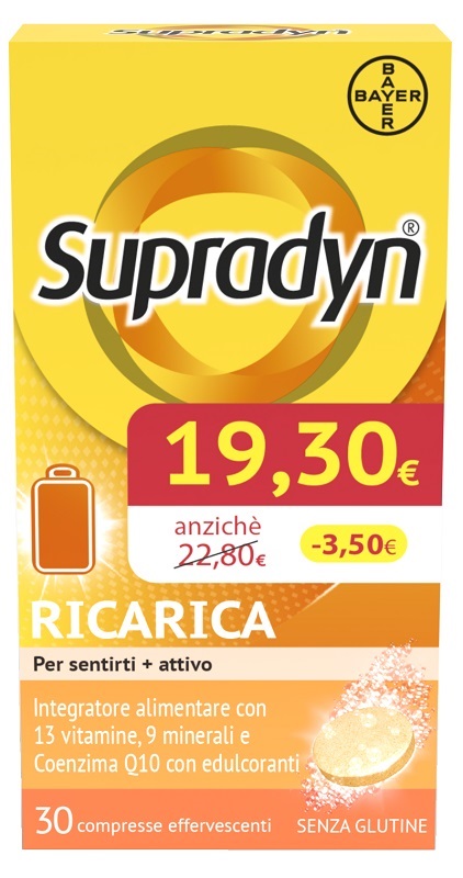 SUPRADYN RICARICA 30 COMPRESSE EFFERVESCENTI PROMO - Farmacia Dott. Pasquale Russo