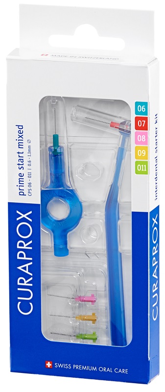 CURAPROX CPS PRIME START MIXED PACK WITH CPS 06 -011 +UHS 409 + UHS 470 BLUE HOLDERS + CAPS - Farmacia Dott. Pasquale Russo