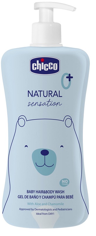 CHICCO NATURAL SENSATION BAGNO SHAMPOO 500 ML - Farmacia Dott. Pasquale Russo