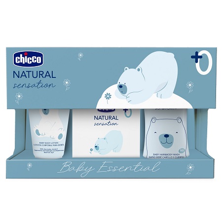 CHICCO NATURAL SENSATION SET BAGNOSHAMPOO+CREMA CORPO+PROFUMO - Farmacia Dott. Pasquale Russo