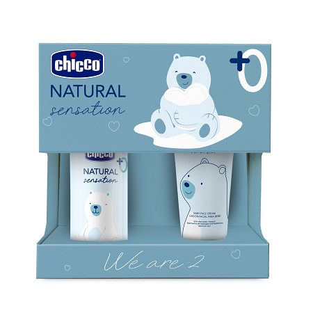 CHICCO NATURAL SENSATION SET OLIO CREMA VISO - Farmacia Dott. Pasquale Russo