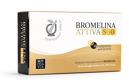 FITOPREPARATORI ITALIANI BROMELINA ATTIVA 500 30 COMPRESSE - Farmacia Dott. Pasquale Russo