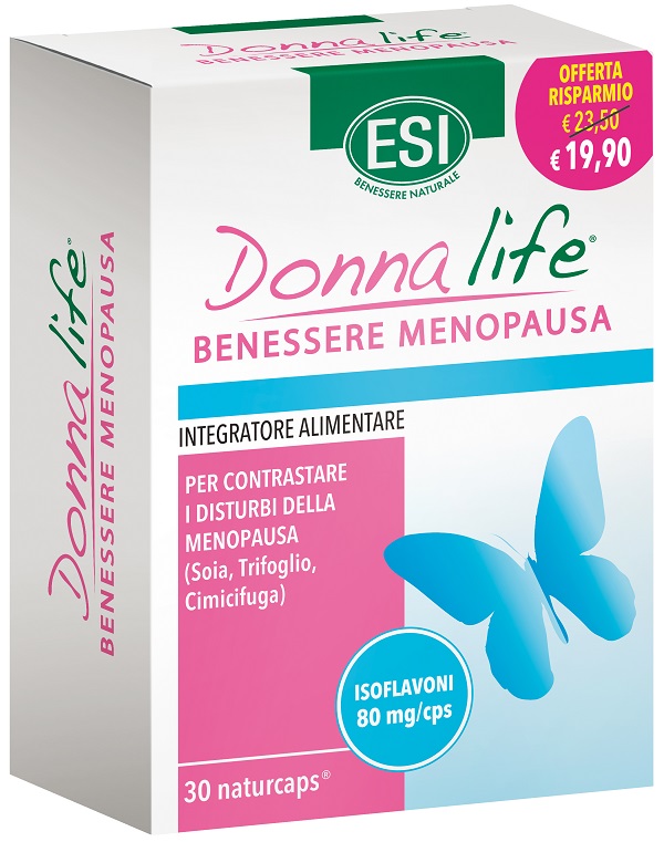 ESI DONNA LIFE MENOPAUSA OFFERTA 30 NATURCAPS - Farmacia Dott. Pasquale Russo