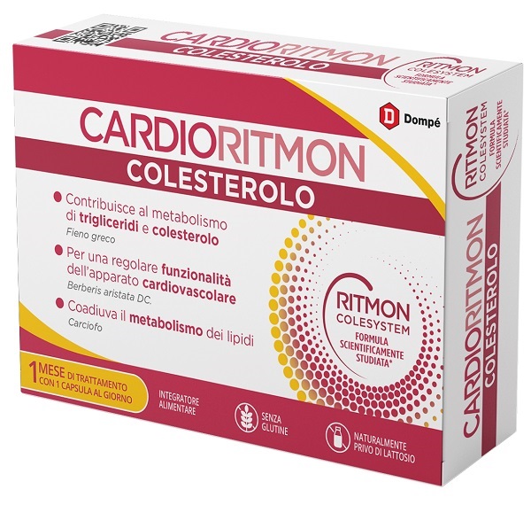 CARDIORITMON COLESTEROLO 30 CAPSULE - Farmacia Dott. Pasquale Russo