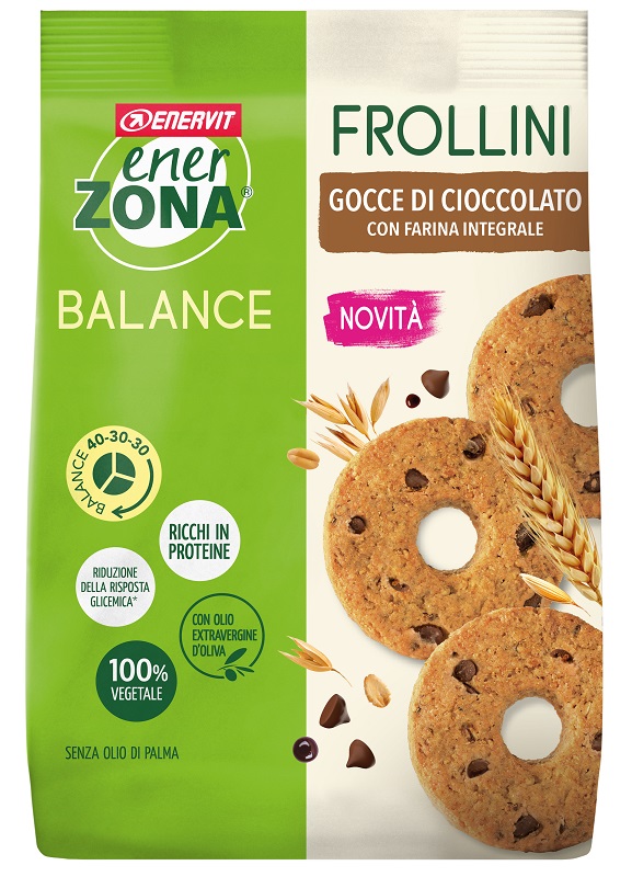 ENERZONA FROLLINI INTEGRALE GOCCE CIOCCOLATO 250 G - Farmacia Dott. Pasquale Russo