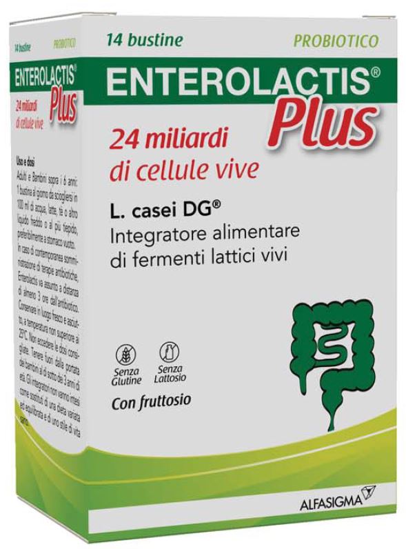 ENTEROLACTIS PLUS 14 BUSTINE - Farmacia Dott. Pasquale Russo