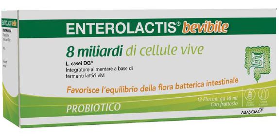 ENTEROLACTIS BEVIBILE 12 FLACONCINI X 10 ML - Farmacia Dott. Pasquale Russo