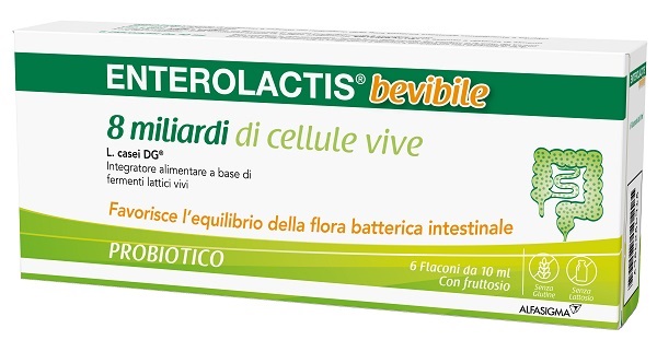 ENTEROLACTIS BEVIBILE 6 FLACONCINI X 10 ML - Farmacia Dott. Pasquale Russo