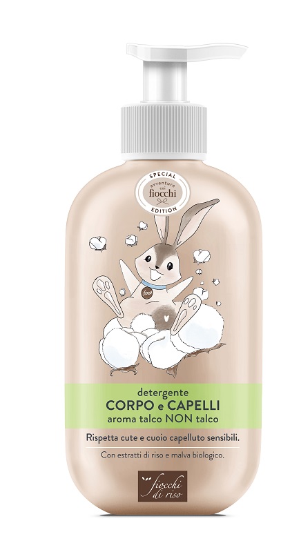 FIOCCHI DI RISO DETERGENTE CORPO CAPELLI TALCO SPECIAL 400 ML - Farmacia Dott. Pasquale Russo