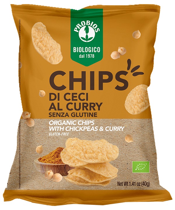 PROBIOS CHIPS CECI CURRY 40 G - Farmacia Dott. Pasquale Russo