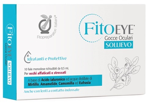 FITOPREPARATORI ITALIANI FITOEYE GOCCE OCULARI MONODOSE 10 FLACONCINI DA 0,5 ML - Farmacia Dott. Pasquale Russo