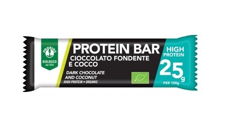 PROBIOS BARRETTA PROTEIN CON COCCO RICOPERTA CIOCCOLATO FONDENTE CON COCCO RAPE' 40 G - Farmacia Dott. Pasquale Russo