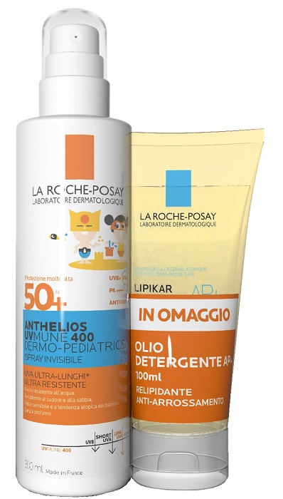 ANTHELIOS SPRAY UVMUNE DERMOPED 200 ML + OLIO 100 ML - Farmacia Dott. Pasquale Russo