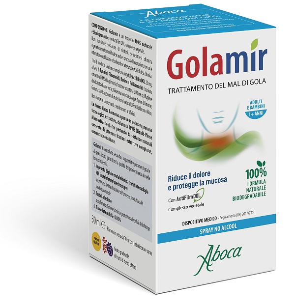 GOLAMIR SPRAY NO ALCOL 30 ML - Farmacia Dott. Pasquale Russo